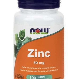 NOW Foods Zinc Gluconate 50mg (100 Tabs) Cheap