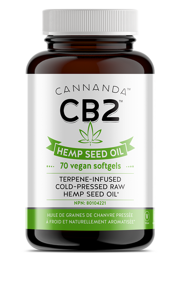 Cannanda CB2 Hemp Seed Oil (70 Vegan Softgels) on Sale