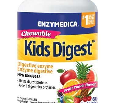 Enzymedica Kid s Digest Chewables Digestive Enzyme (60 Chewables Tabs) For Sale