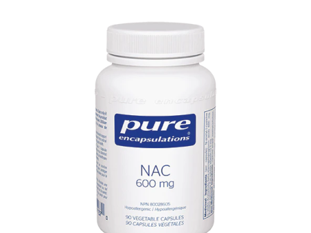 Pure Encapsulations NAC (N-Acetyl-L-Cysteine) 600 MG (90 Caps) - Expires Jan 2025 Online