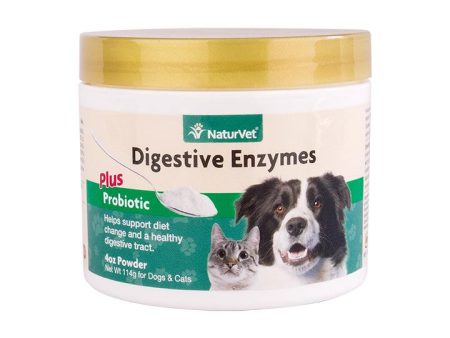 NaturVet Digestive Enzymes Powder with Pre & Probiotics Online Sale