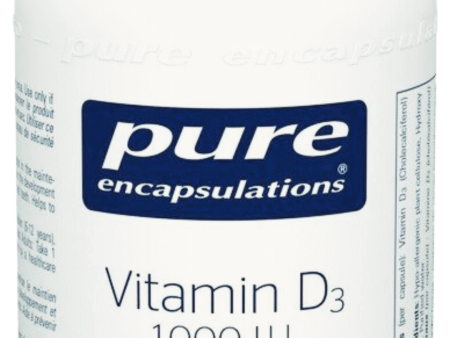 Pure Encapsulations Vitamin D3 1 000 IU - Expires January 2025 For Cheap