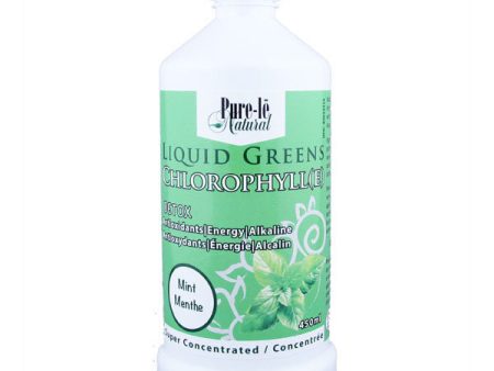 Pure-Le Natural Liquid Greens Chlorophyll Super Concentrate Mint Hot on Sale