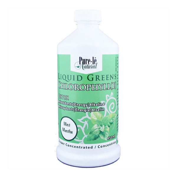 Pure-Le Natural Liquid Greens Chlorophyll Super Concentrate Mint Hot on Sale