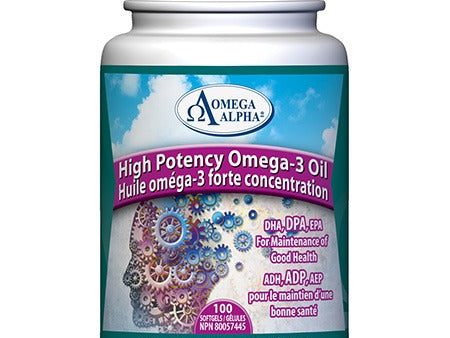 Omega Alpha High Potency Omega-3 Oil (100 SoftGels) For Cheap