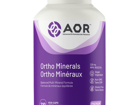 AOR Ortho Minerals 210 Veggie Caps For Discount