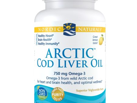 Nordic Naturals Arctic Cod Liver Oil - Lemon (90 Softgels) on Sale