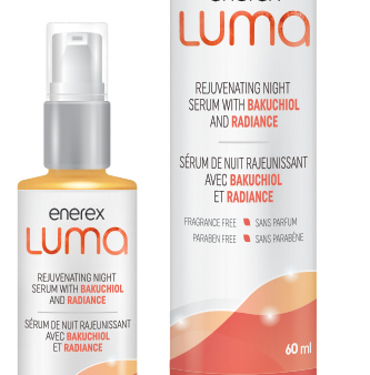 LUMA Rejuvenating Night Serum with Bakuchiol & Radiance (60ml) on Sale