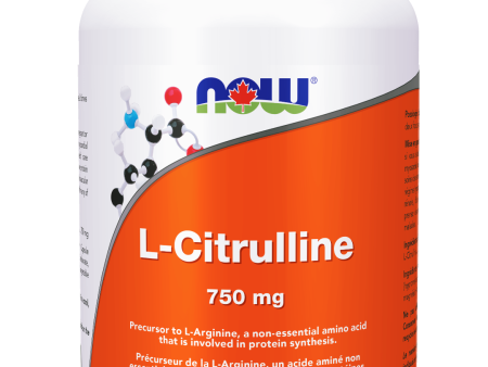 NOW Foods L-Citrulline 750mg (90 Veg Caps) Online Hot Sale