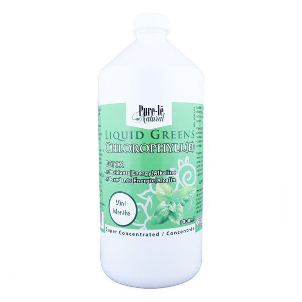 Pure-Le Natural Liquid Greens Chlorophyll Super Concentrate Mint Hot on Sale